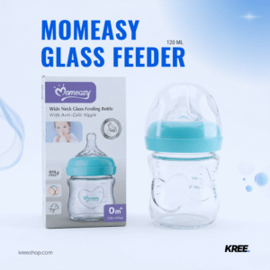Momeasy Feeding Glass Bottle (120 ML)