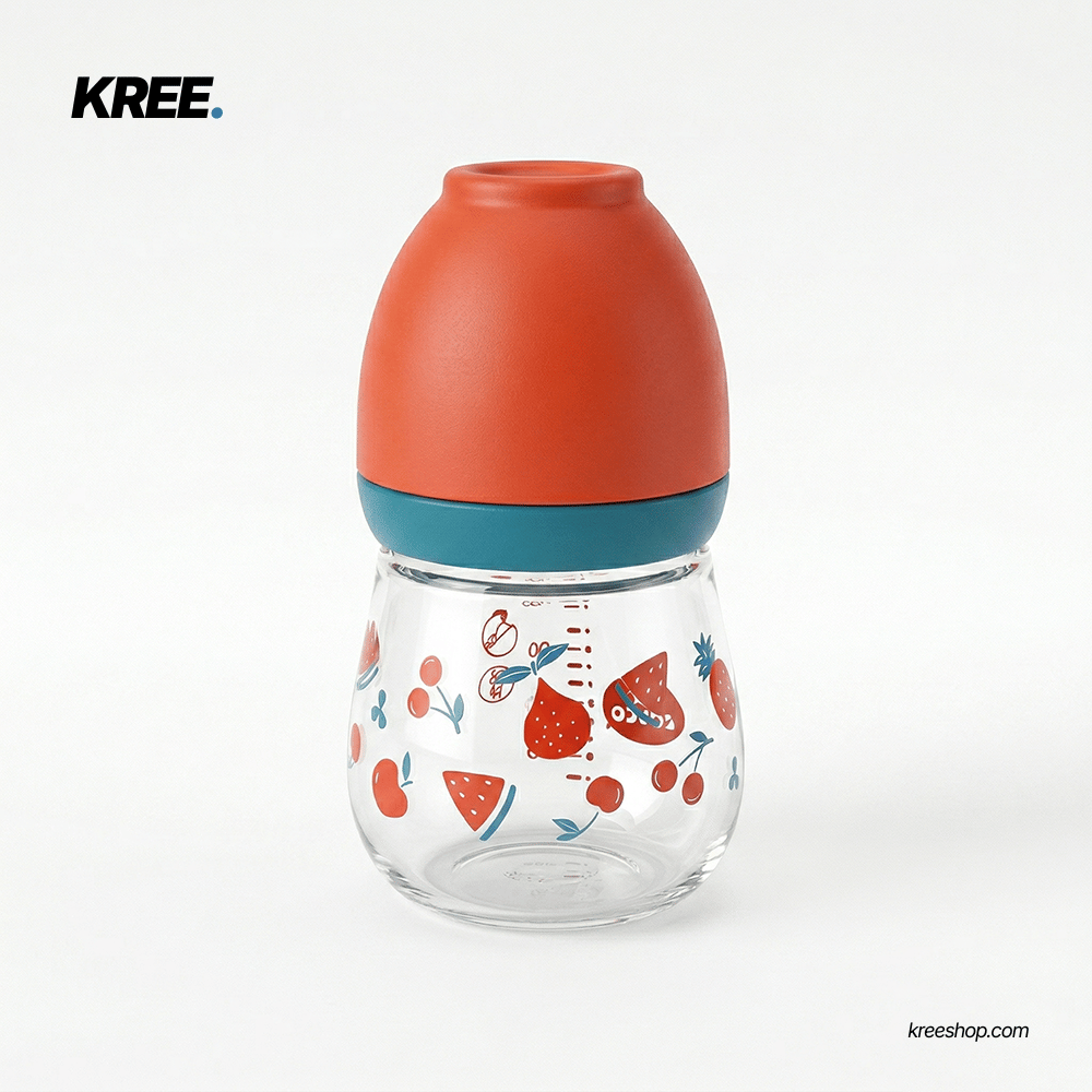 Rovco Glass Feeder (Wide Neck) - 150ml 5