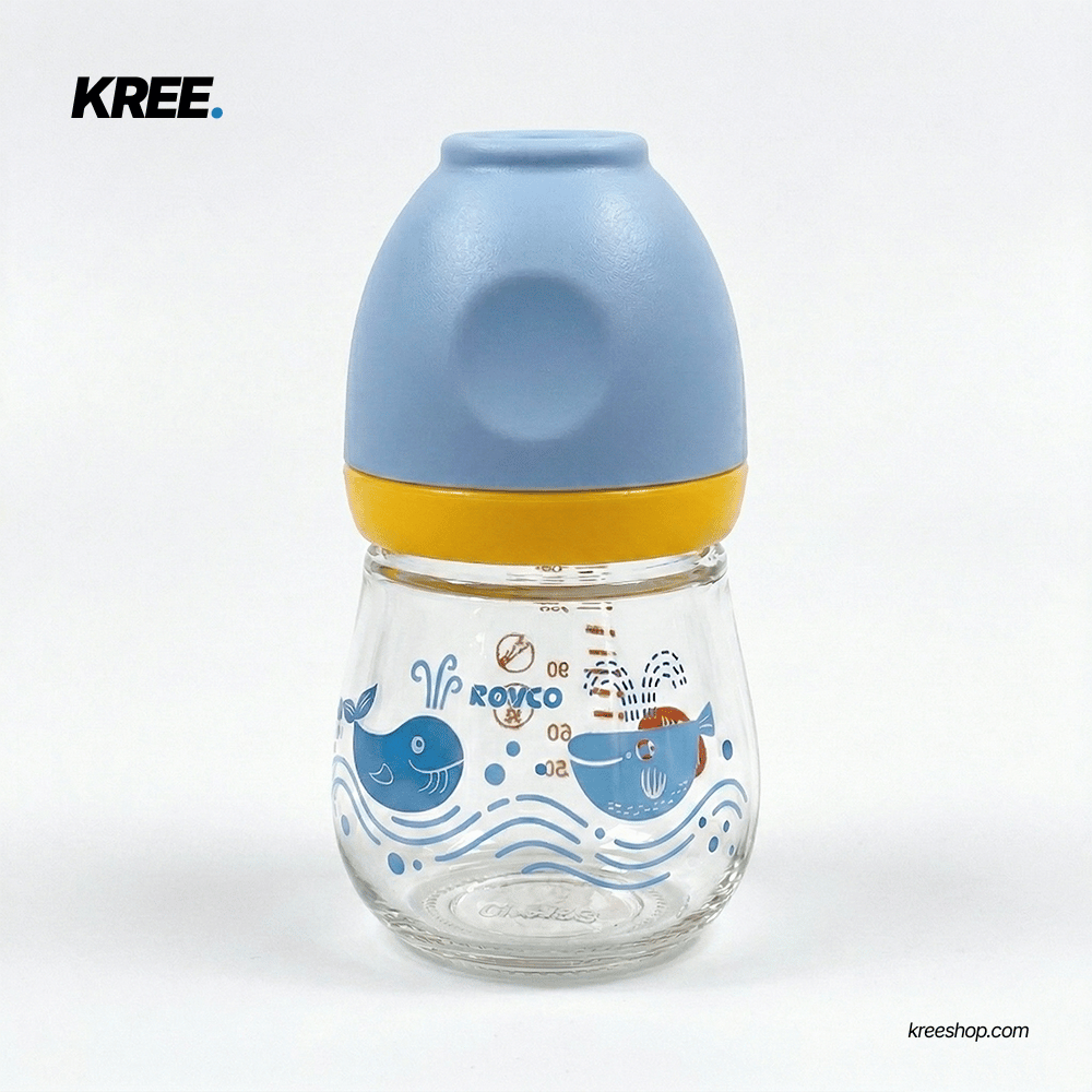 Rovco Glass Feeder (Wide Neck) - 150ml 4