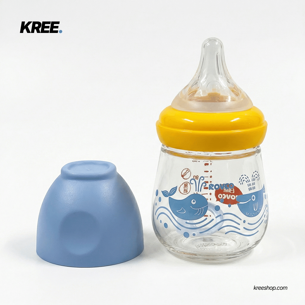 Rovco Glass Feeder (Wide Neck) - 150ml 3